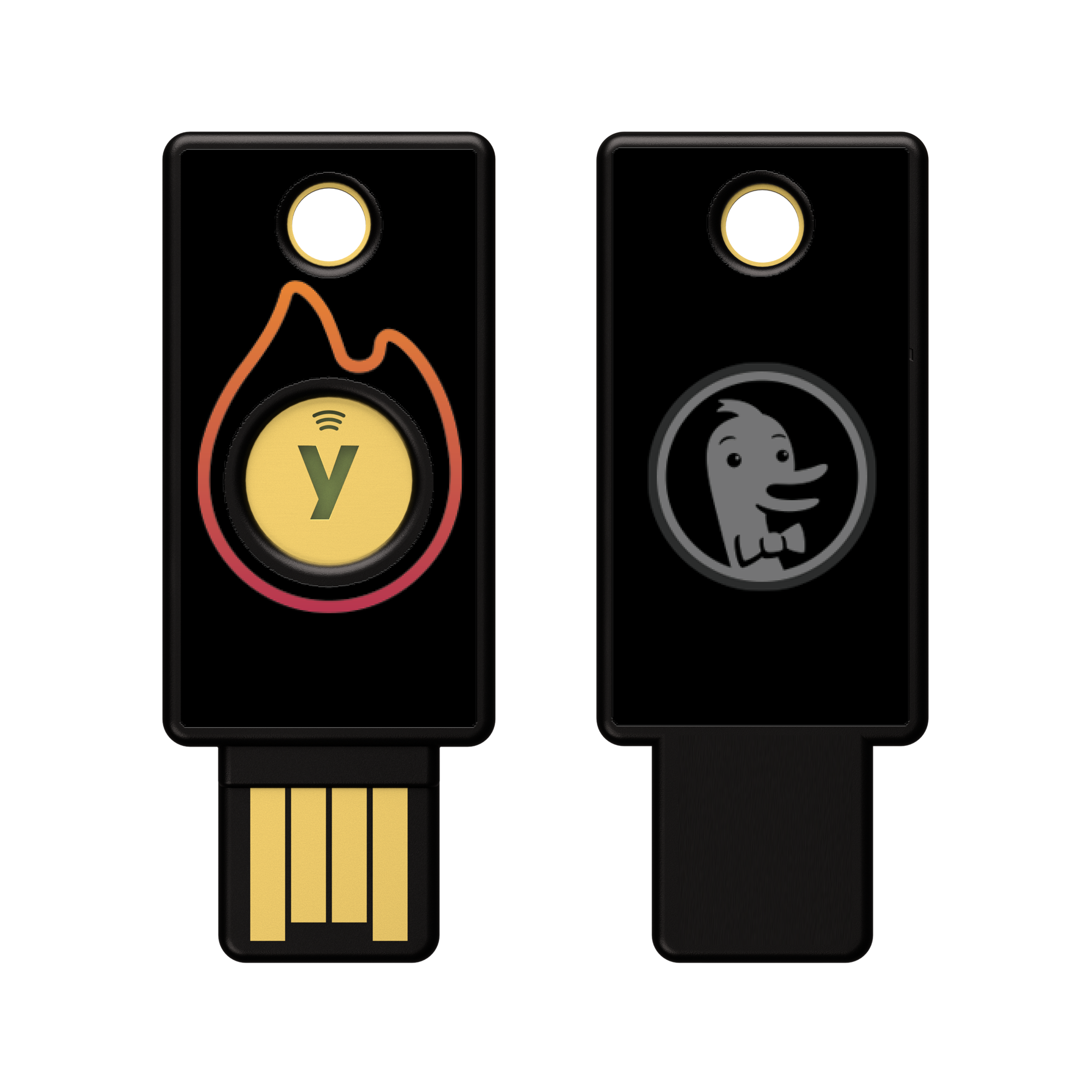 Front and back shown. Fits A/NFC and C/NFC keys. Keys not included.