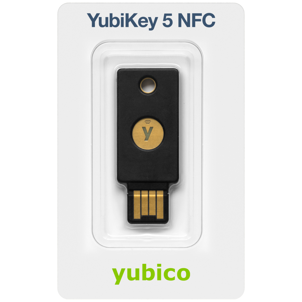 Usb A Yubikey 5 Nfc Two Factor Security Key Yubico