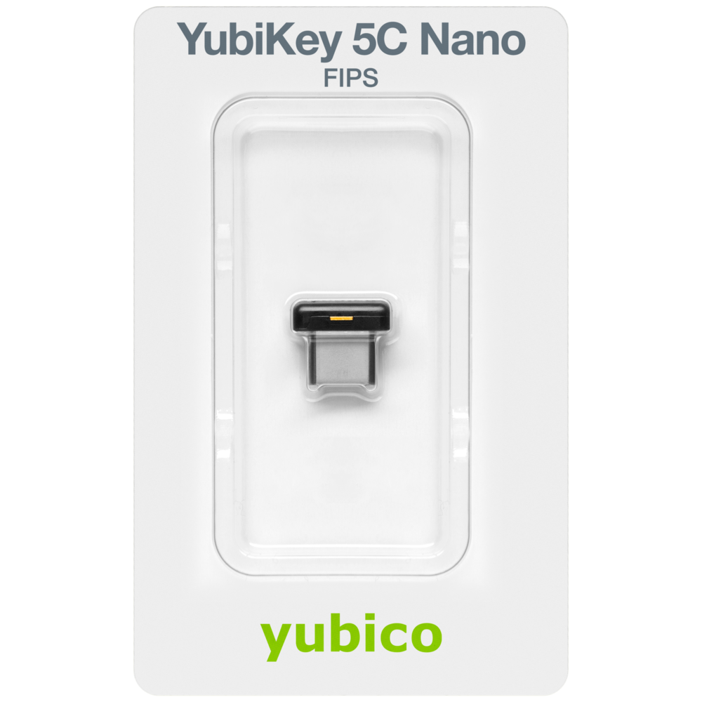 Yubico YubiKey 5C Nano FIPS NIST Validated Security Key USBC