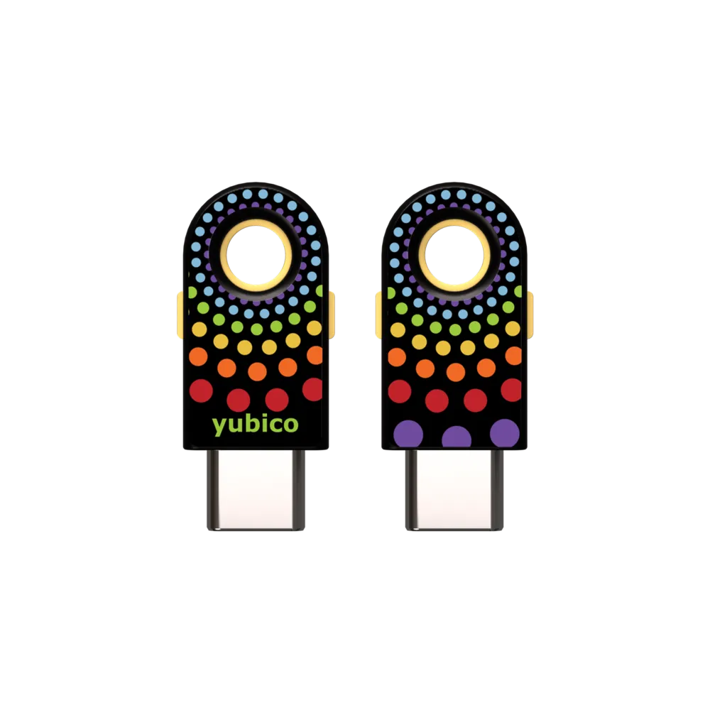 YubiStyle Cover - Double Rainbow - C