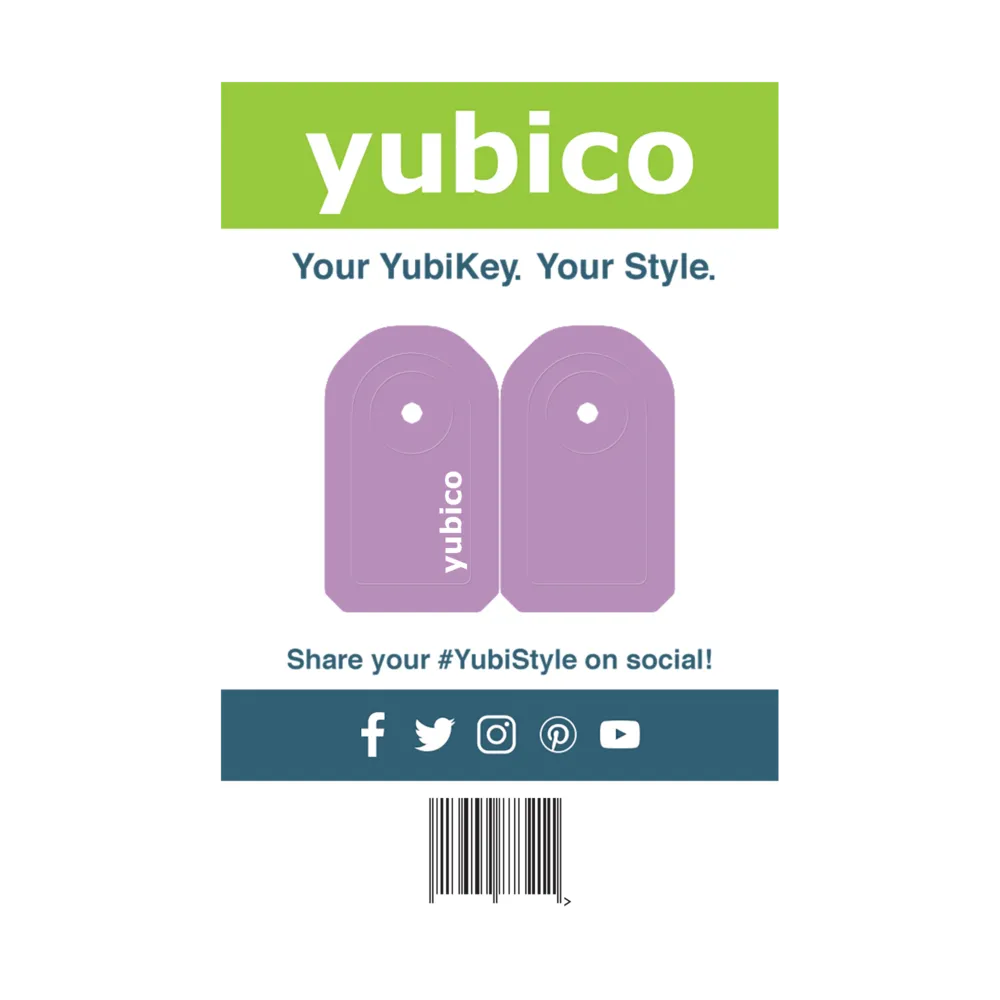YubiStyle Cover - Purple - C