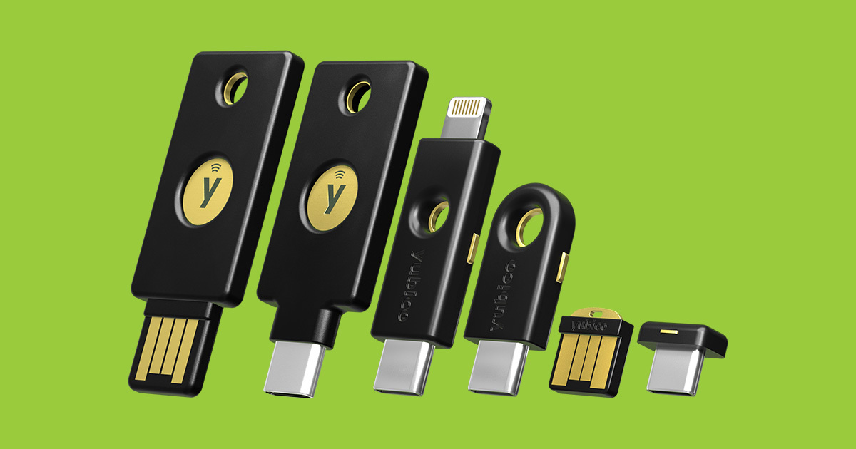 Yubico's YubiKey 5 series